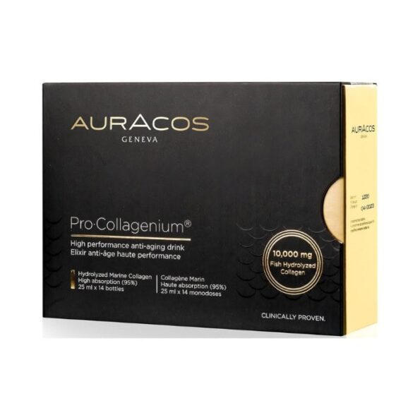 Buy Auracos Fish Hydrolyzed Collagen 10000mg (25ml X 14 Bottle) 350ml
