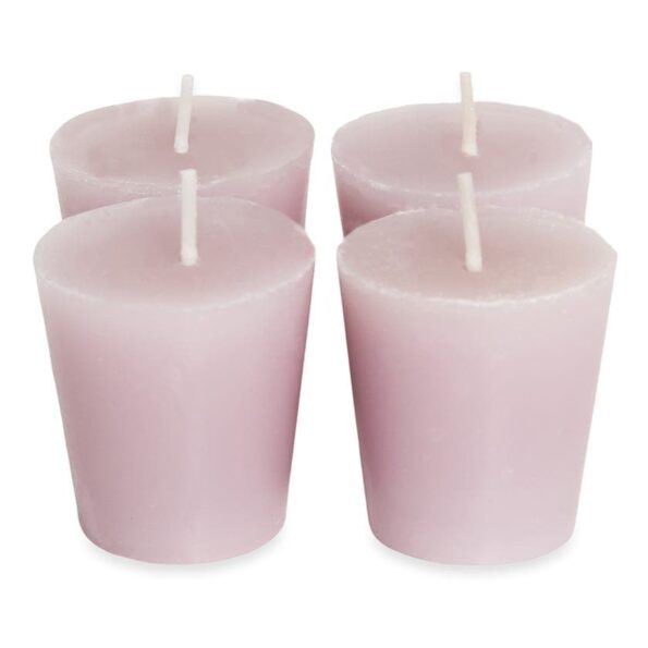 Buy Basic 4-Piece Lavender Votive Candle Set, Purple