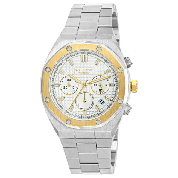 Buy BLADE Octa SS Men's Chronograph Ivory 3611G2TSS SS Case & Band Watch