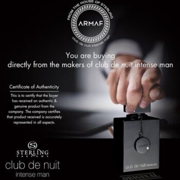 Club De Nuit Intense Man EDT 105ml Buy in UG - Image 4