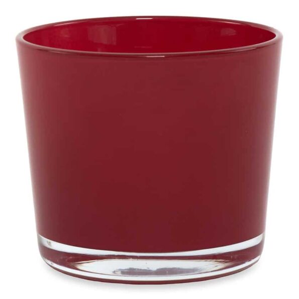 Buy Jewel Candle Holder, Red - 10x9cm