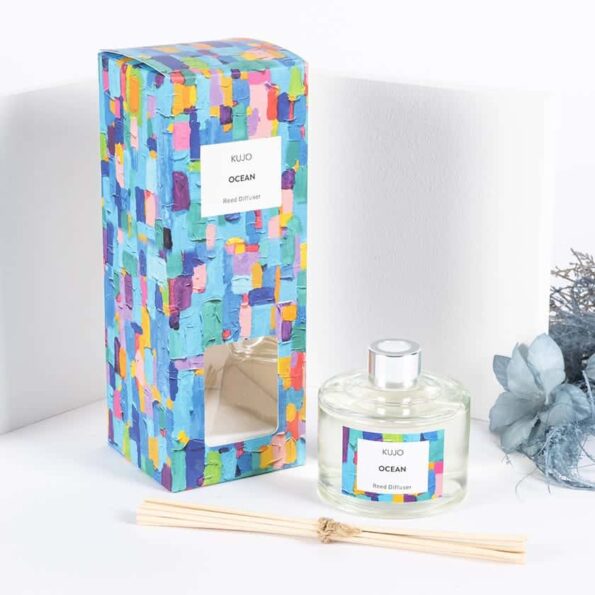 Buy Kujo Ocean Reed Diffuser Set, Blue - 200ml