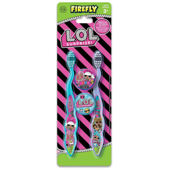 Buy LOL Suprise! 2 Toothbrush and Caps for Kids