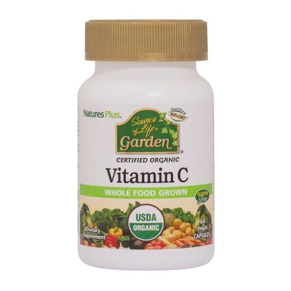 Buy Natures Plus Source Of Life Garden Vitamin C 500 60 mg Vegan Capsules