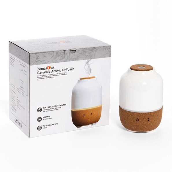 Buy Nett Aroma Diffuser, White - 10x14 cm, 130 ml