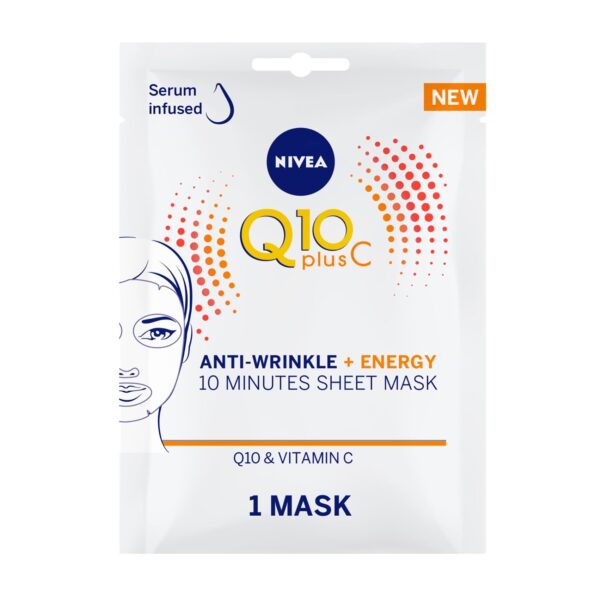 Buy Nivea Q10 Plus C Anti-Wrinkle + Energy Sheet Mask Q10 & Vitamin C