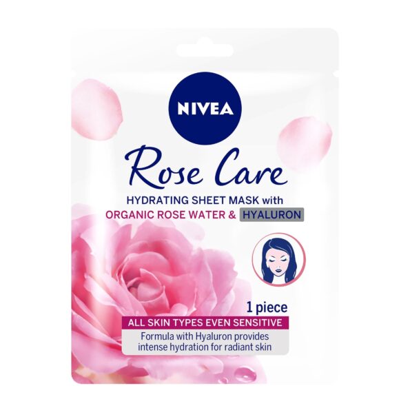 Buy Nivea Rose Care Hydrating Face Sheet Mask Organic Rose Water