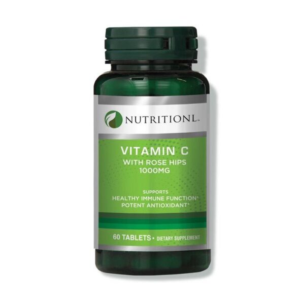 Buy Nutritionl Vitamin C 1000mg With Rose Hips Tabs 60's: