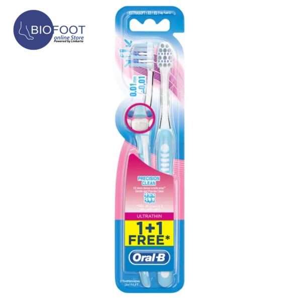 Buy Oral-B Ultra Thin Precision Clean Extra Soft XS, 0.01mm, (1+1 free)