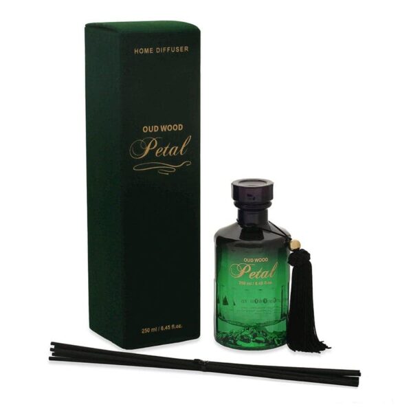 Buy Petal Oud Wood Diffuser, Green - 250 ml