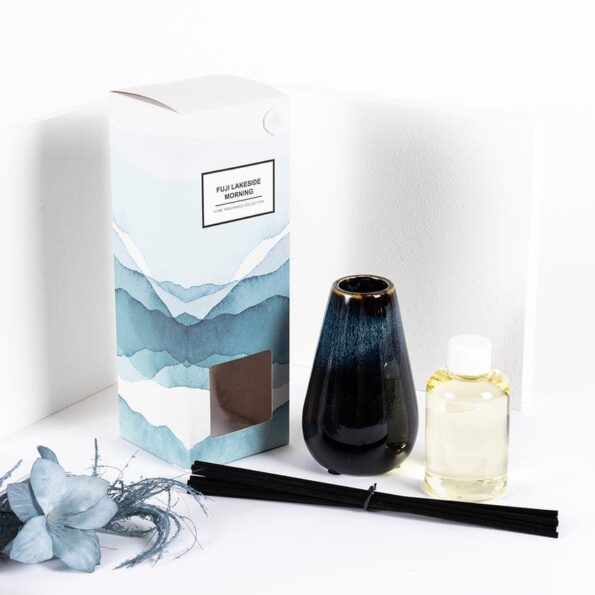Buy Seaside Fuji Lakeside Morning Reed Diffuser, Blue - 150 ml