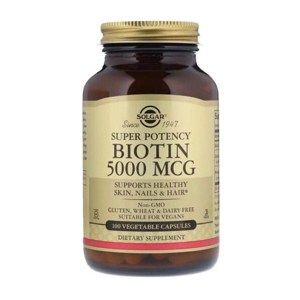 Buy Solgar Biotin 5000mcg 100's