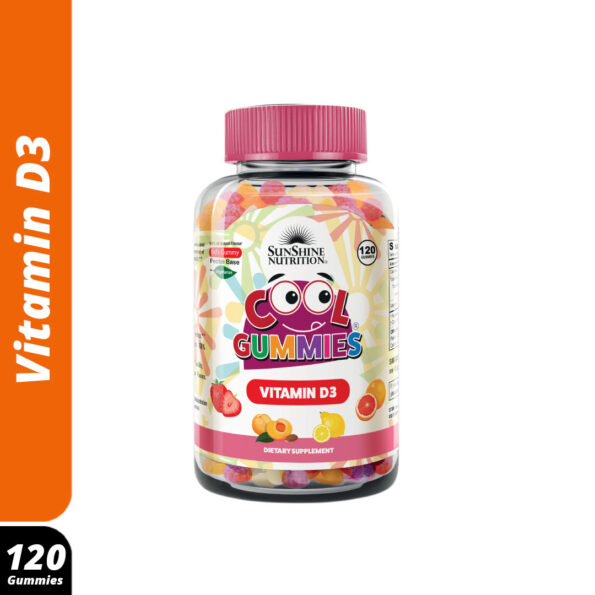 Buy Sunshine N Cool Gummies Kids Vitamin D3 120'S Gummies