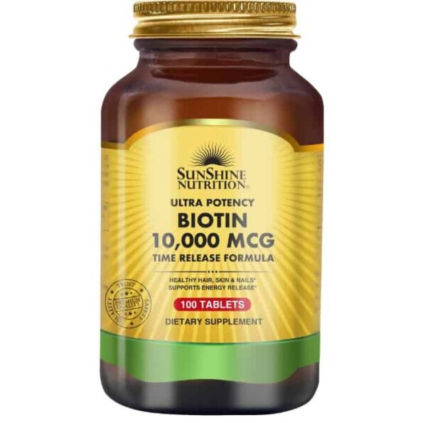 Buy Sunshine N Ultra Potency Biotin 10000 Mcg 100 Tab