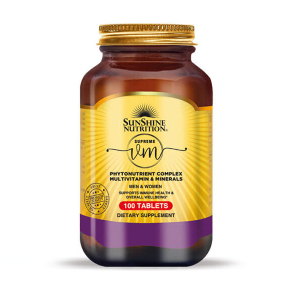 Buy Sunshine Nutrition Supreme Vm Phyto Multivitamin 100 Tabs