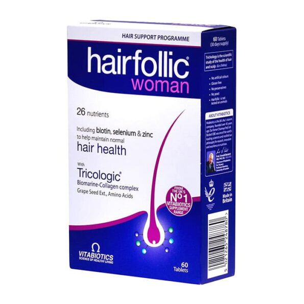 Buy Vitabiotics Hairfollic Woman Tablet 60's