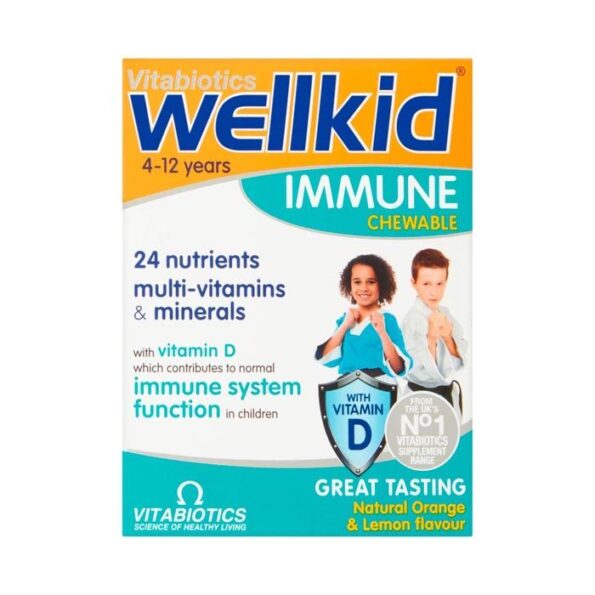 Buy Vitabiotics Wellkid Immune Chewable Tablets 30's