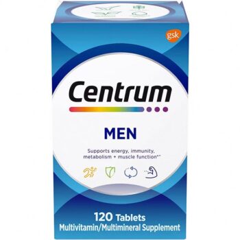 120-Tablet Men Multivitamin And Multimineral Supplement