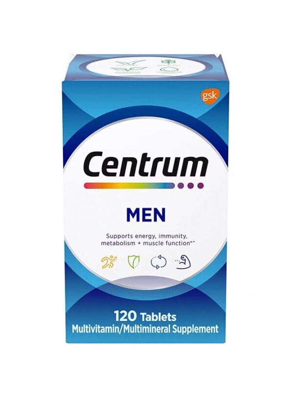 120-Tablet Men Multivitamin And Multimineral Supplement