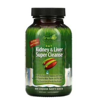 2 in 1 Kidney & Liver Super Cleanse 60 Liquid SoftGels
