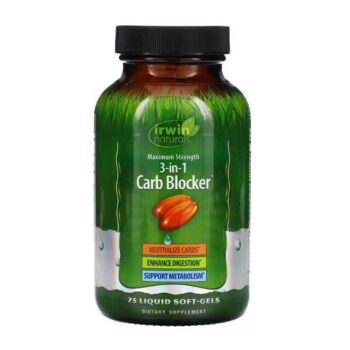 3In1 Carb Blocker Maximum Strength 75 Liquid SoftGels