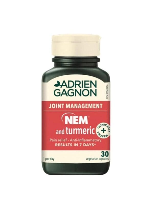 ADRIEN GAGNON NEM AND TURMERIC 30 TABS