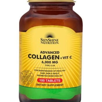 Advanced Collagen + Vitamin C Dietary Supplement 100 Tablets