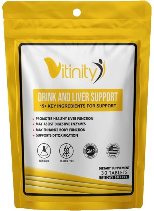 Anti Drink Support Supplement-15+Key Ingredients for Craving Support,Liver Health,Kudzu, Milk Thistle,Holy Basil,DHM,All Natural Cleanse,Gradual...