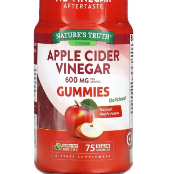 Apple Cider Vinegar Natural Apple 600 mg 75 Vegan Gummies