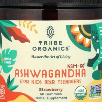 Ashwagandha KSM66® For Kids and Teenagers Strawberry 60 Gummies