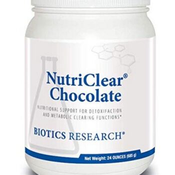 Biotics Research NutriClear Chocolate -Chocolate Powder. Nutritional Support for Detoxification and Metabolic Clearing. Healthy Body Composition....
