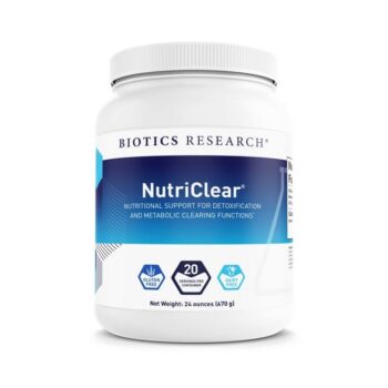 Biotics Research NutriClear® - Powder. Nutritional Support for Detoxification and Metabolic Clearing. Healthy Body Composition. Glutathione. 17g...