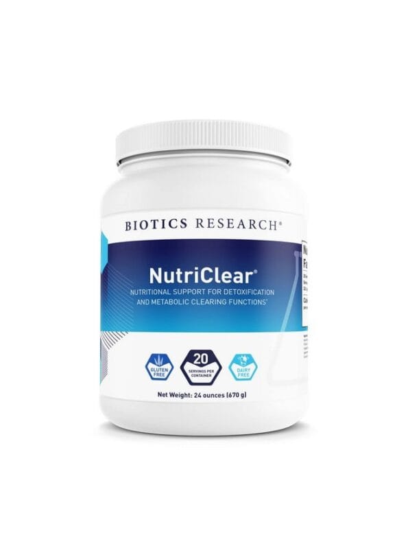 Biotics Research NutriClear® - Powder. Nutritional Support for Detoxification and Metabolic Clearing. Healthy Body Composition. Glutathione. 17g...
