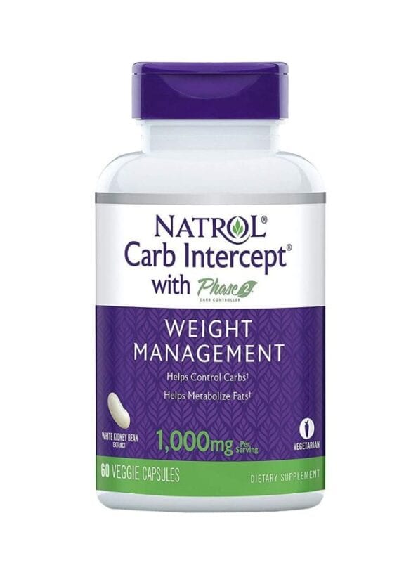 Carb Intercept Weight Management Dietary Supplement 1000mg - 60 Capsules