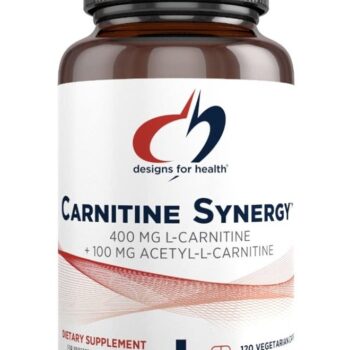 Carnitine Synergy - 400mg L-Carnitine (from Carnitine Tartrate) + 100mg Acetyl L-Carnitine Pills - Non-GMO + Vegetarian Supplement (120 Capsules)