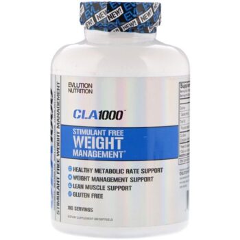 CLA 1000 Weight Management Dietary Supplement - 180 Softgels