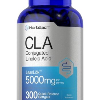 CLA Supplement | 300 Softgel Pills | Maximum Potency | Conjugated Lineolic Acid from Safflower Oil | Non-GMO, Gluten Free | by Horbaach