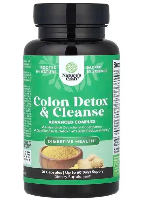 Colon Detox & Cleanse, 60 Capsules