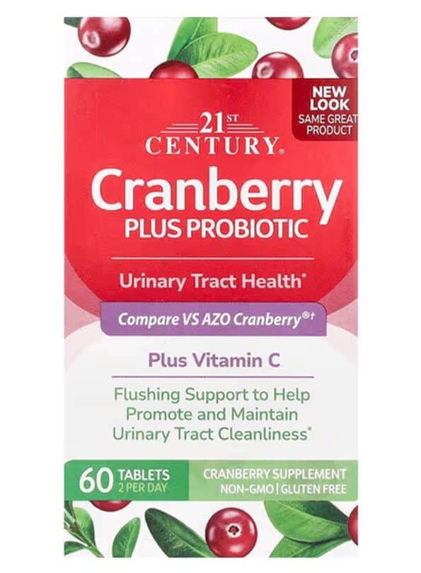 Cranberry Plus Probiotic, 60 Tablets, Packaging May Vary