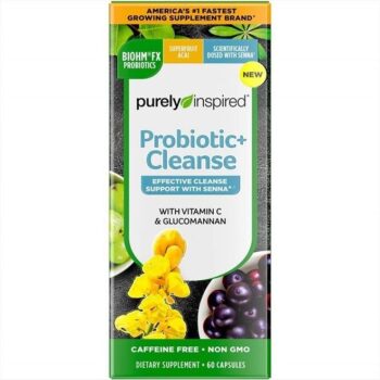 Detox Cleanse | Purely Inspired 7 Day Cleanse + Probiotics | Acai Berry Cleanse | Whole Body Cleanse Detox for Women & Men | Body Detox with Senna...