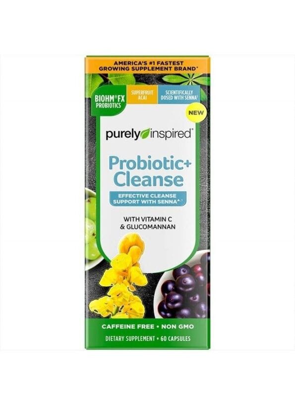 Detox Cleanse | Purely Inspired 7 Day Cleanse + Probiotics | Acai Berry Cleanse | Whole Body Cleanse Detox for Women & Men | Body Detox with Senna...