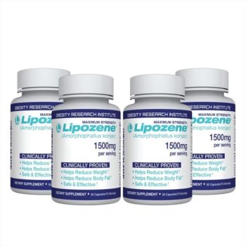 Diet Pills - Weight Loss Supplement - 4 Bottles of 30 Capsules Each, a Total of 120 Capsules!