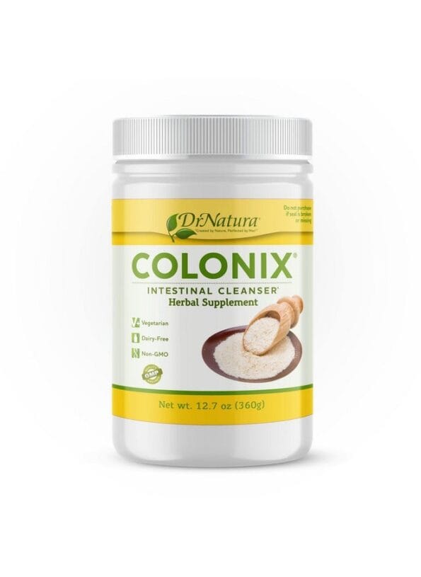 Dr Natura Colonix Intestinal Cleanser, All-Natural Daily Fiber, Colon Detox and Cleanse, Supports Healthy Colon, Intestines, Gut, 30 Day Serving,...