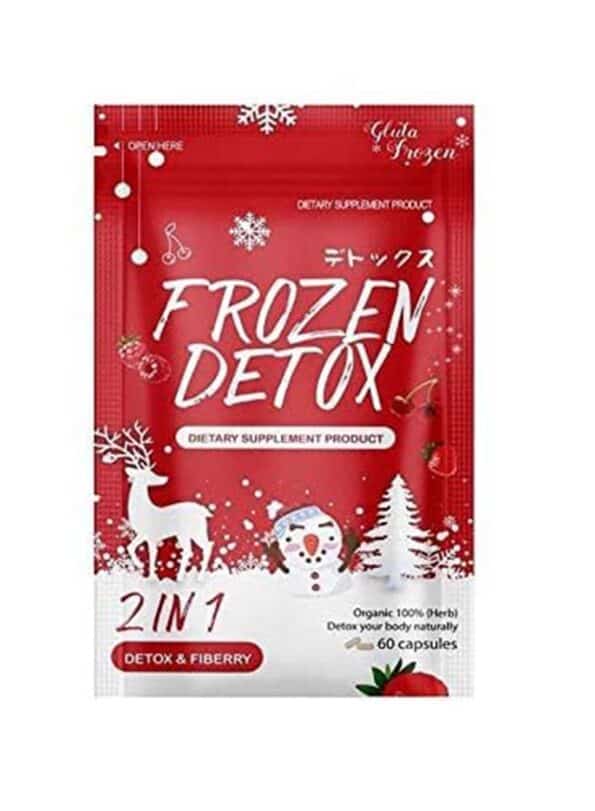 Frozen Detox 2-in-1 And Fiberry Dietary Supplement Skin Whitening - 60 Capsules