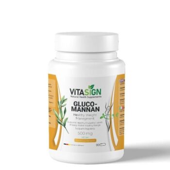 Glucomannan 500mg, 90 Capsules