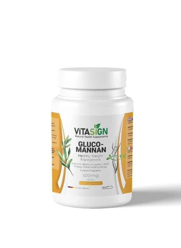 Glucomannan 500mg, 90 Capsules