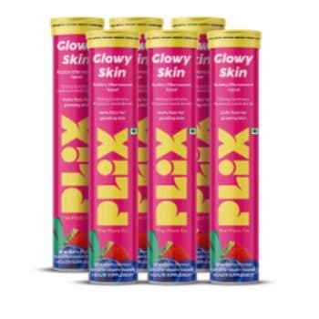 Glutathione Skin Glow 90 Effervescent Tablets 500MG Pack Of 6 Strawberry Flavour
