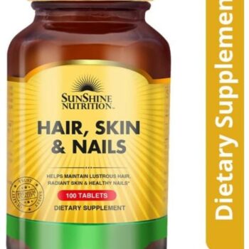 Hair Skin And Nails Dietary Supplement To Maintain Hair Radiant Skin Healthy Nails 100 Capsules