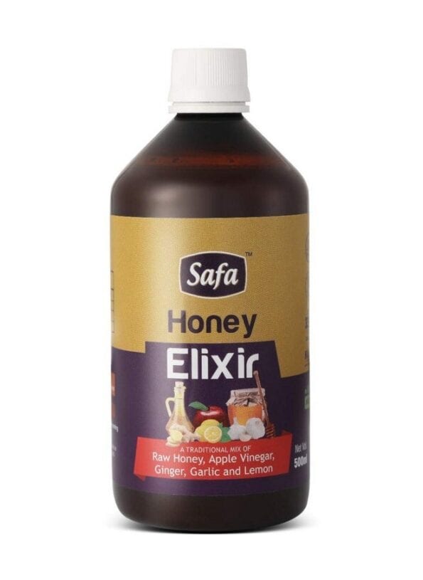 Honey Elixir | 100% Pure Raw Honey, Apple Cider Vinegar, Ginger, Garlic And Lemon Heart Tonic | Natural Heart Health Supplement Supports Healthy...