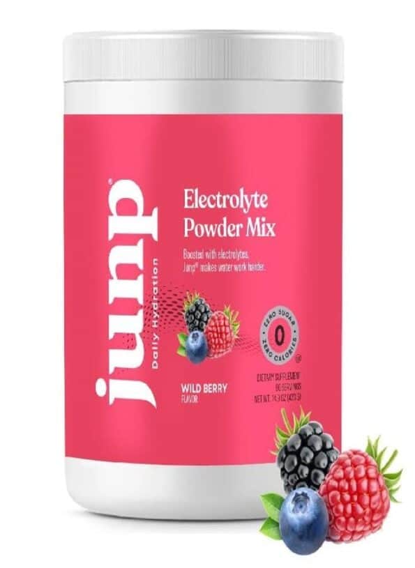 JUNP Hydration Electrolyte Powder, Electrolytes Drink Mix, Hydration Mix, Sugar Free, Gluten Free, 0 Calories, 0 Carbs, Keto Friendly, NON - GMO...